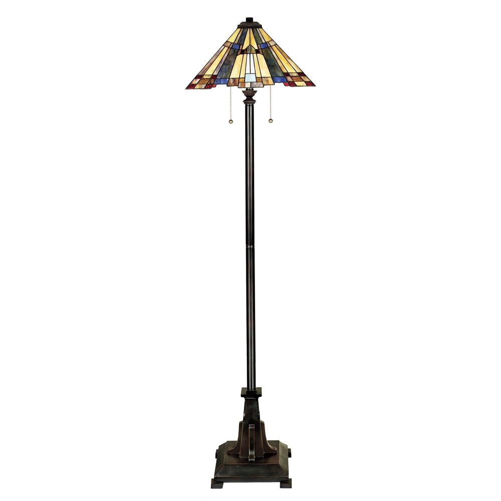 ho elstead qz-inglenook fl tiffany farebny sklo stojacia lampa art deco klasicky lampa obyvacka osvetlenie geometricky dizajn.jpg